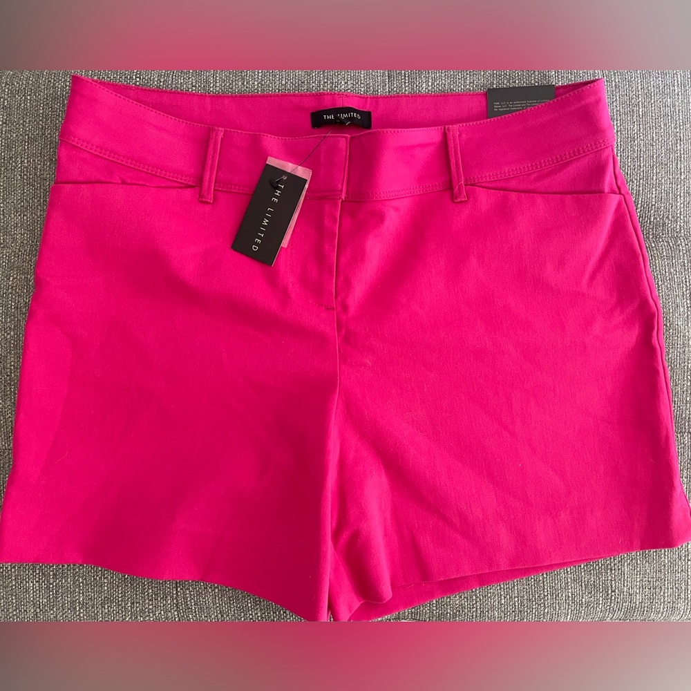 The Limited Women Temper Pink Shorts Size 12 NWT